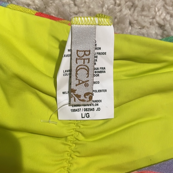 NEW BECCA Costa Bella Bikini Bottom Size Large - Picture 5 of 9